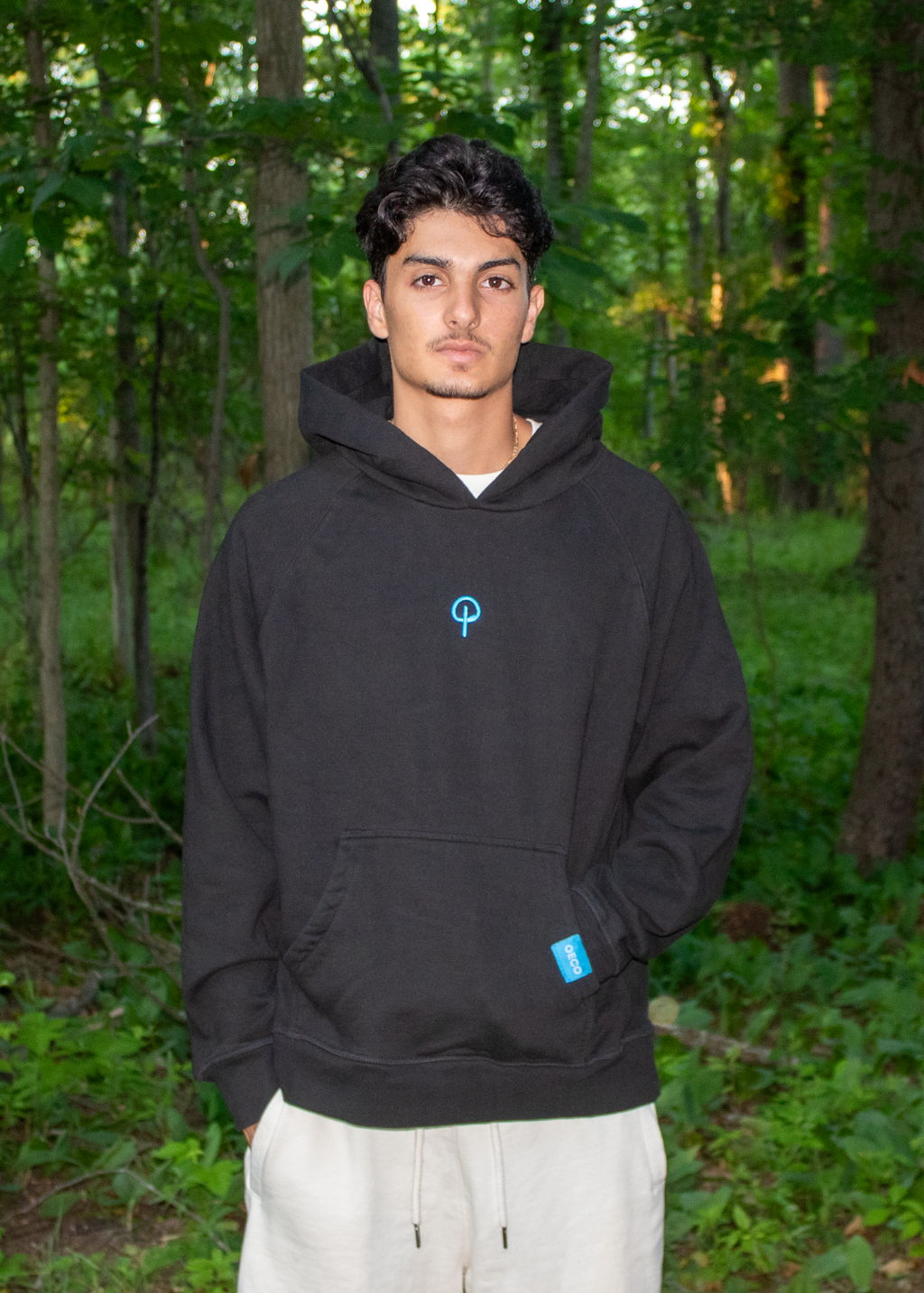 Mens Hoodie - Black Edition | Blue