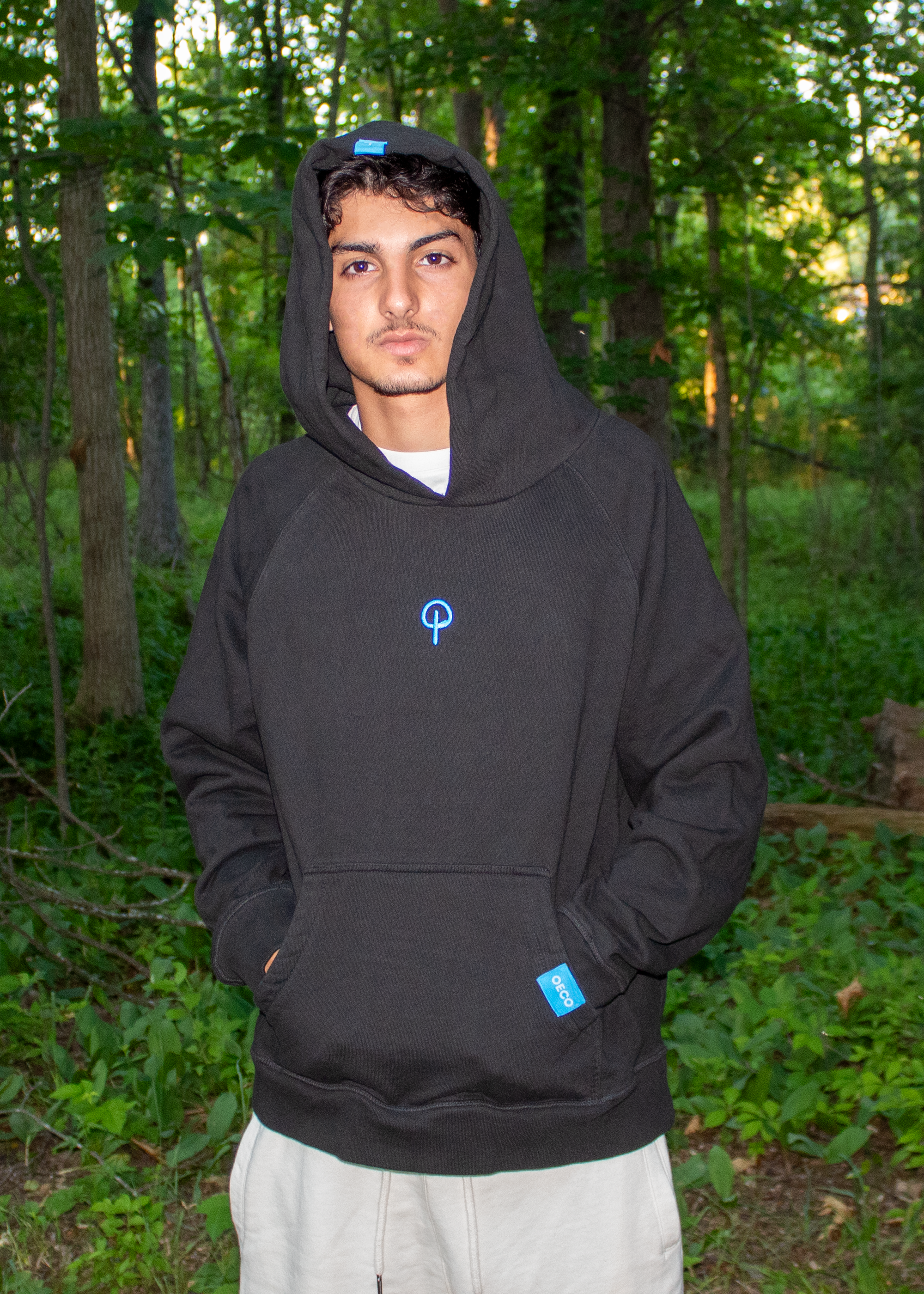 Mens Hoodie - Black Edition | Blue