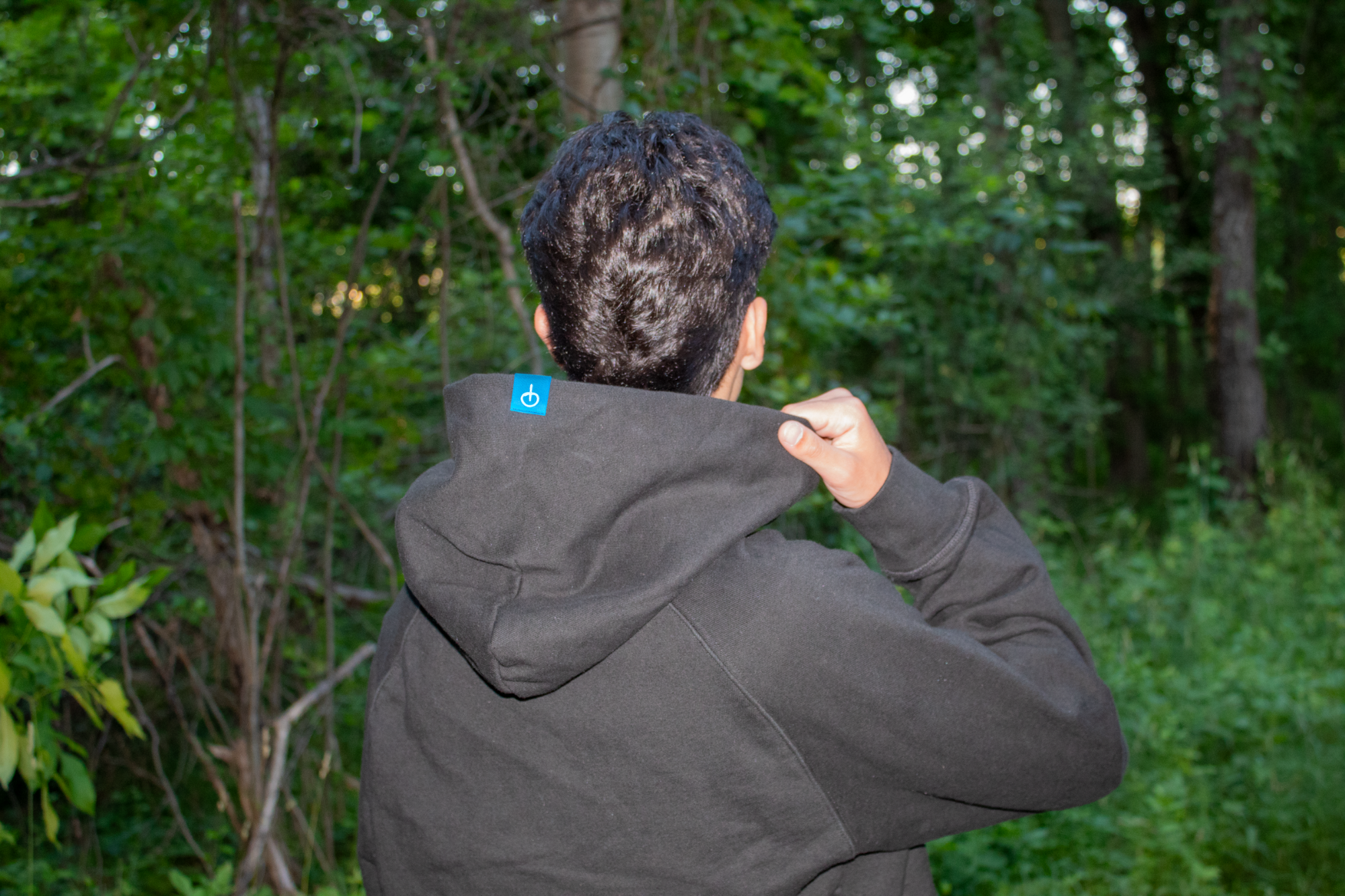 Mens Hoodie - Black Edition | Blue