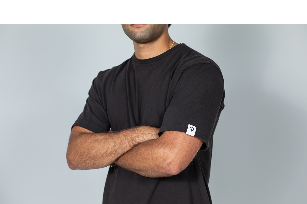 Mens Heavy Weight T Shirt - Black Edition | White