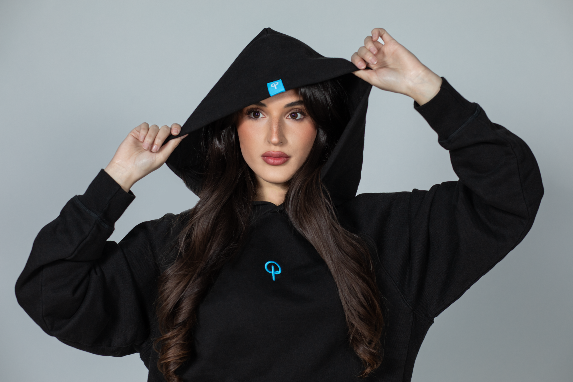 Womens Hoodie - Black Edition | Blue