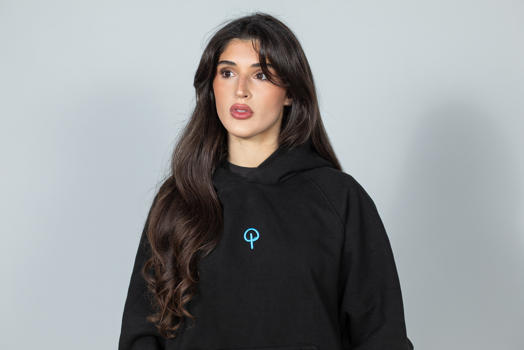 Womens Hoodie - Black Edition | Blue