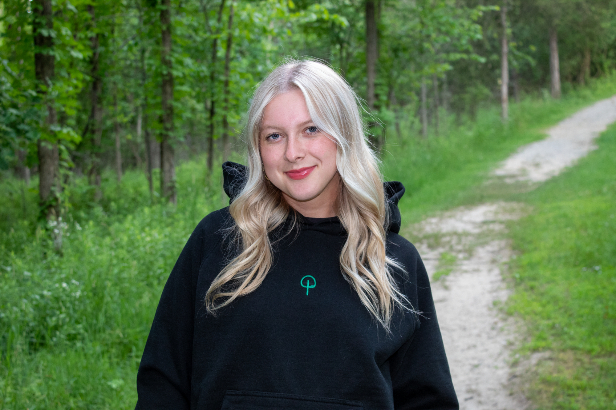 Womens Hoodie - Black Edition | Green