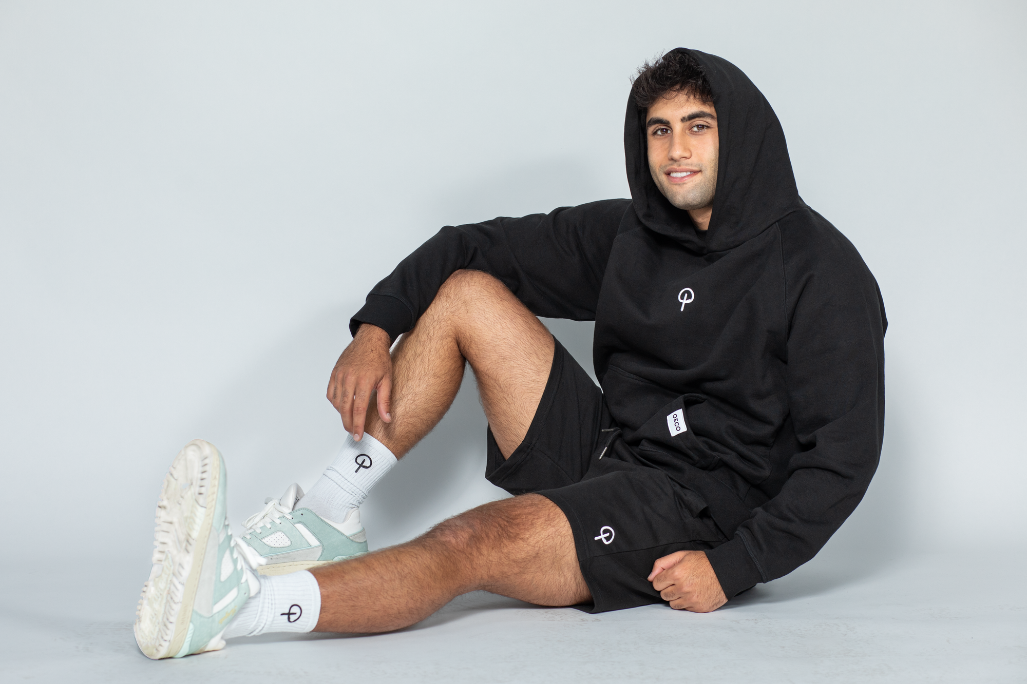 Mens Hoodie - Black Edition | White