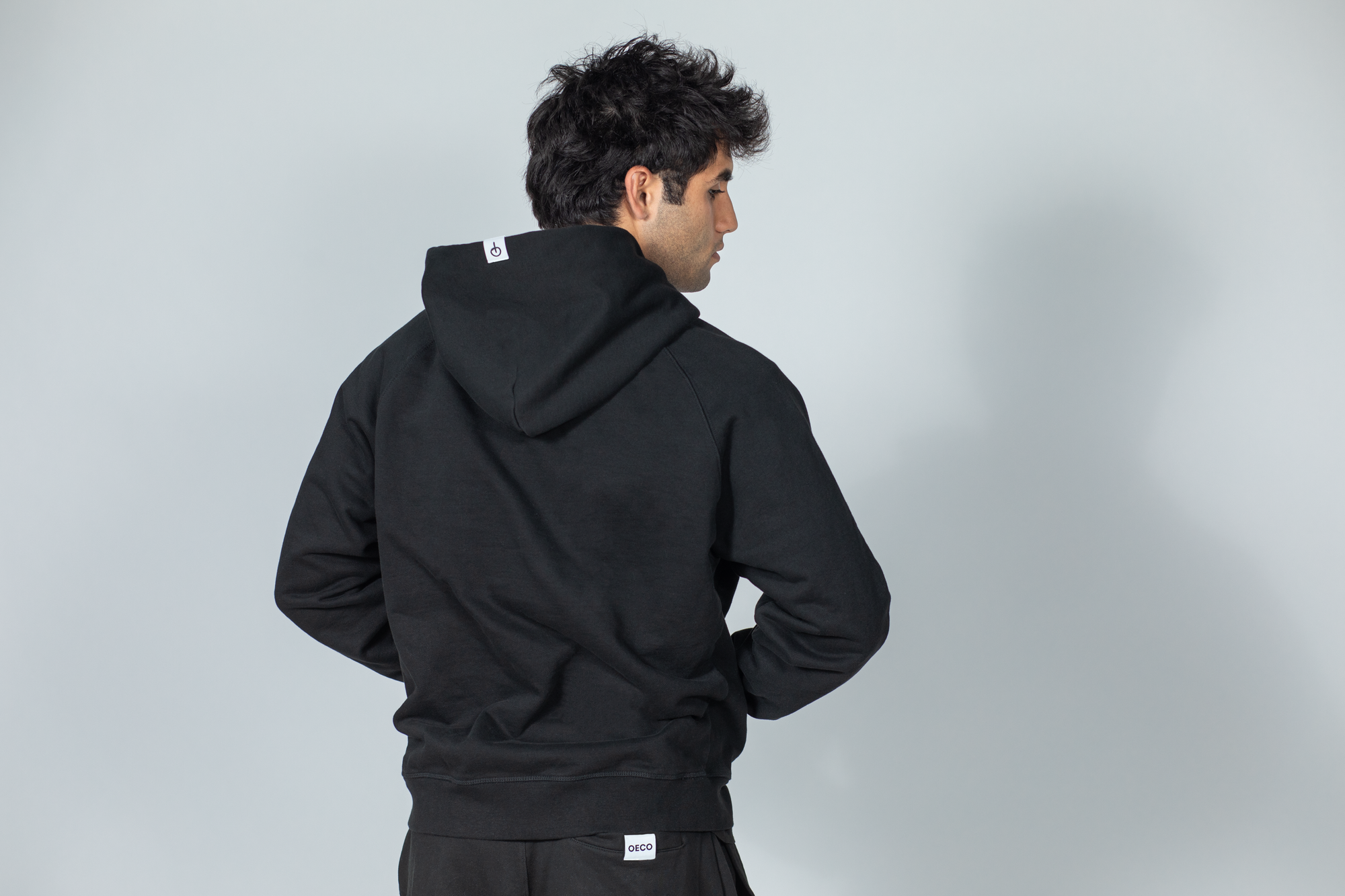 Mens Hoodie - Black Edition | White