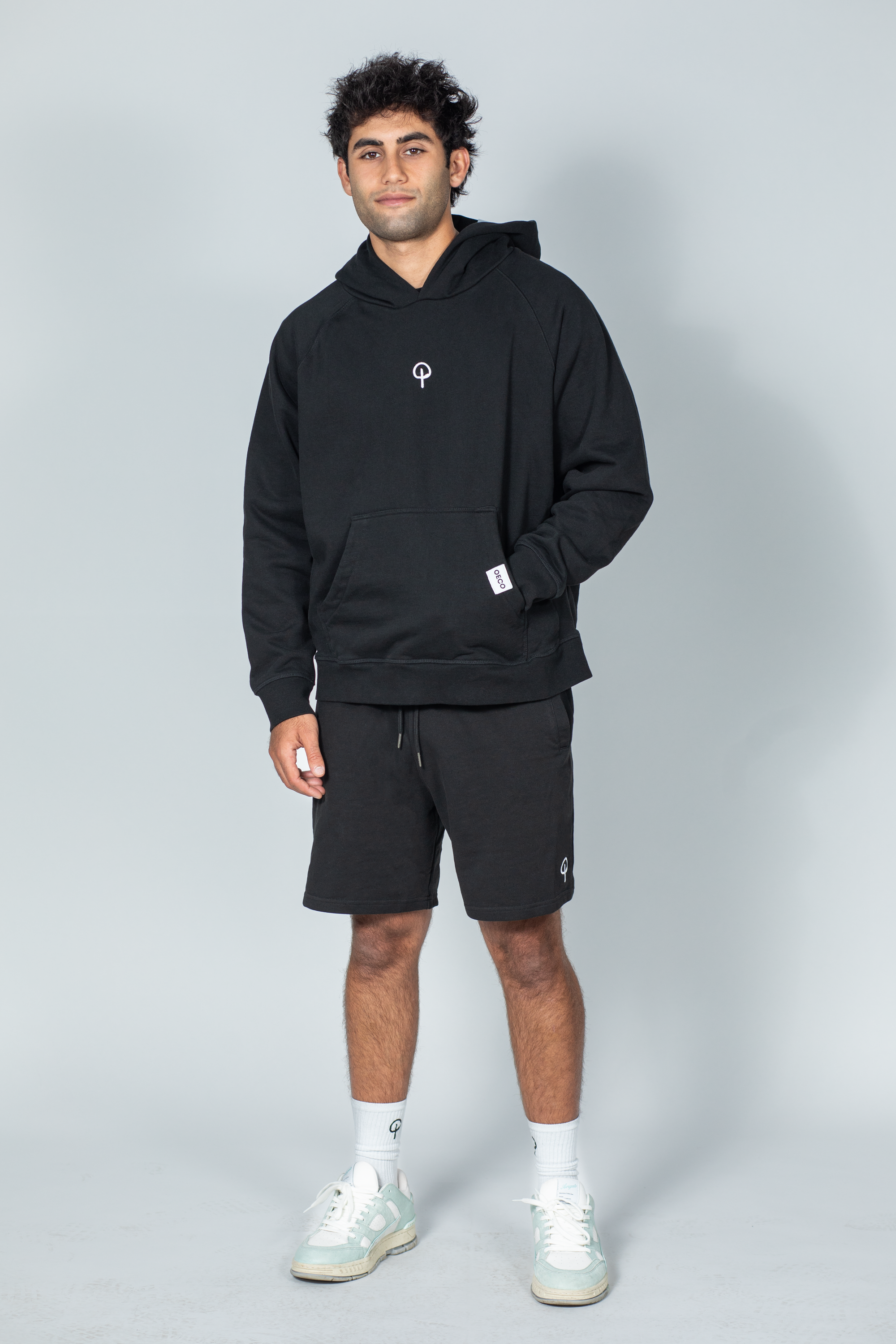 Mens Hoodie - Black Edition | White
