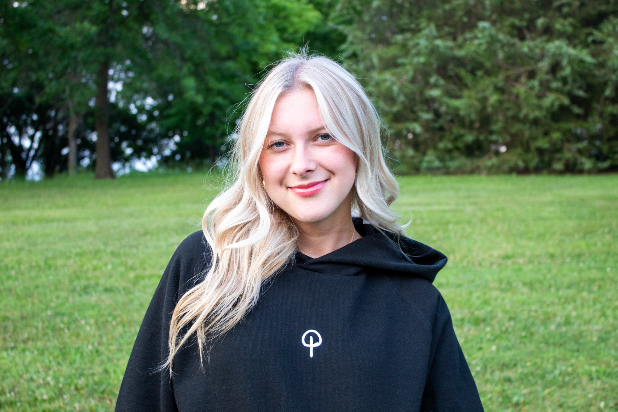 Womens Hoodie - Black Edition | White
