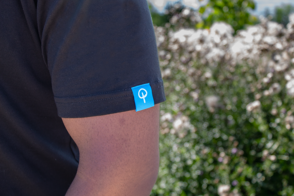 Mens Supima T Shirt - Black Edition | Blue