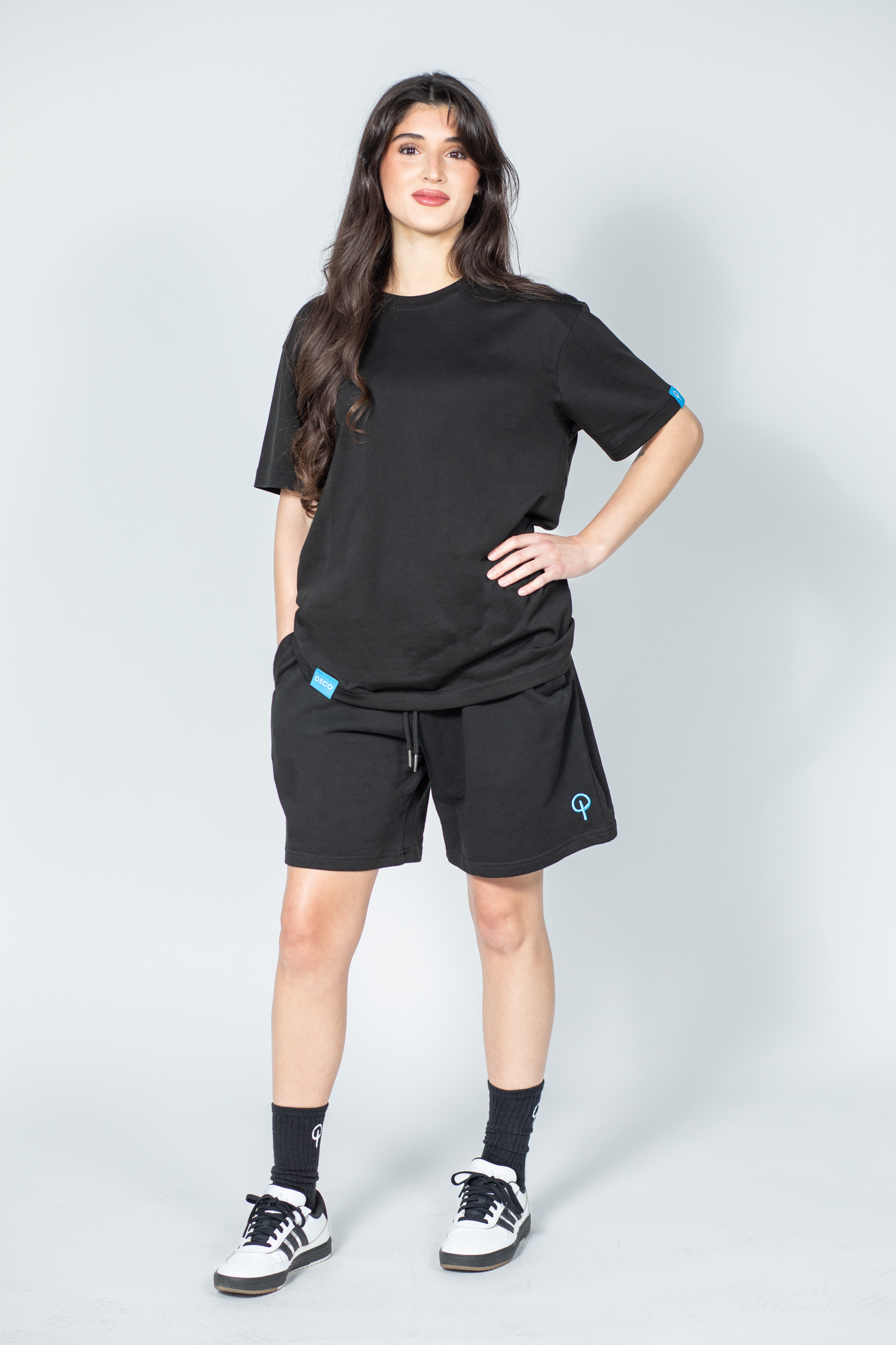 Womens Supima T Shirt - Black Edition | Blue