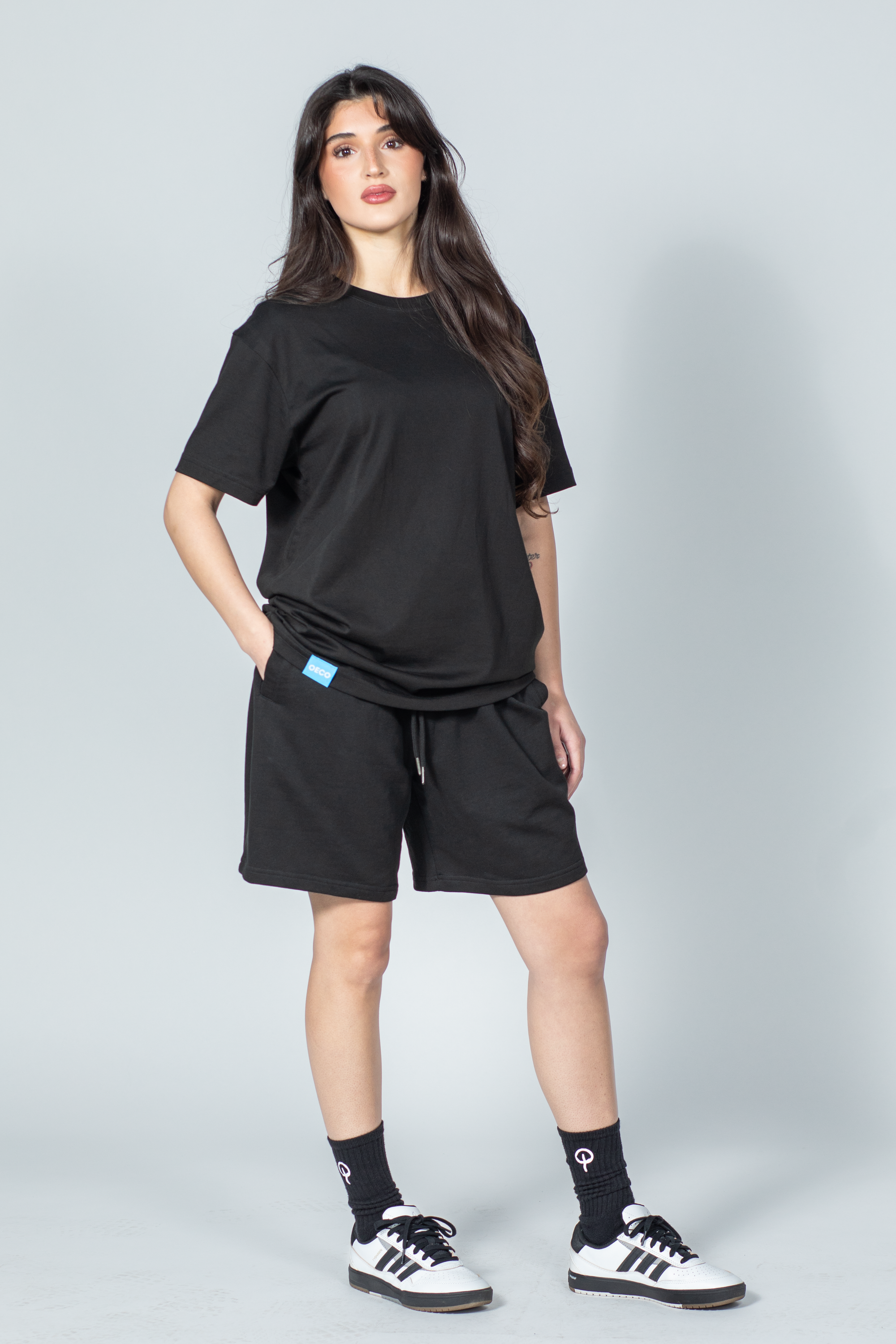 Womens Supima T Shirt - Black Edition | Blue