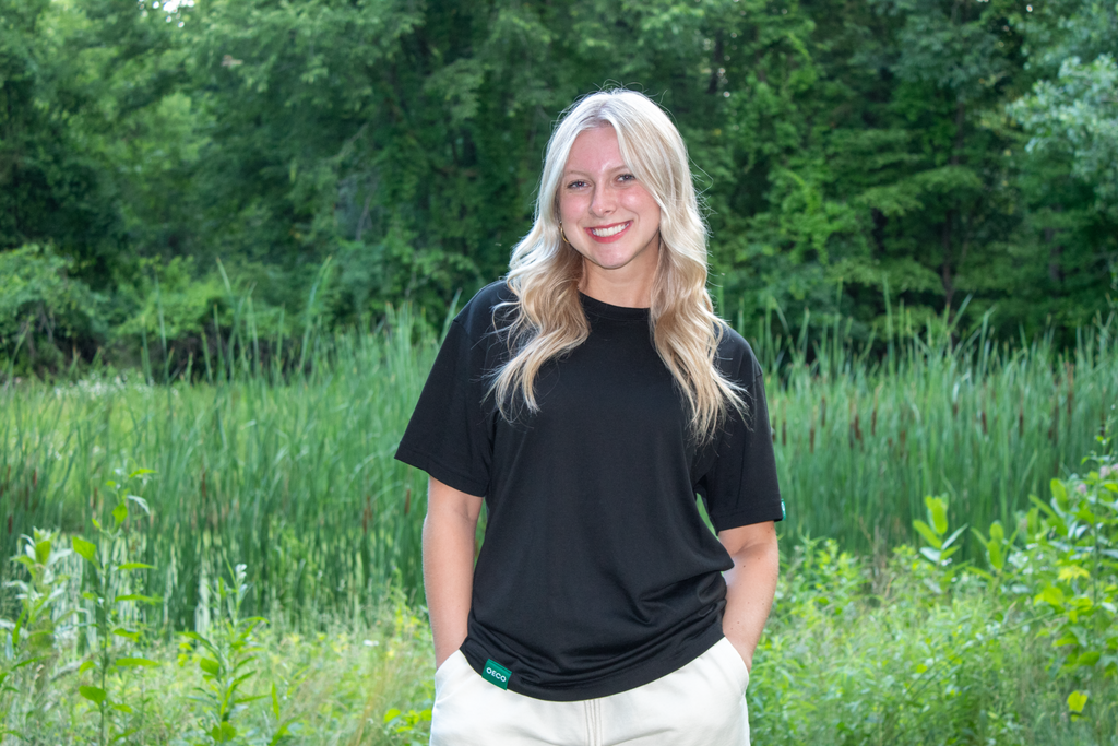 Womens Supima T Shirt - Black Edition | Green