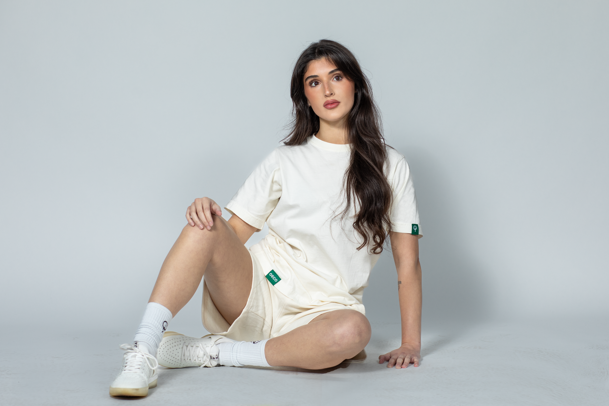 Womens Heavy Weight T Shirt - Natural Edition | Green