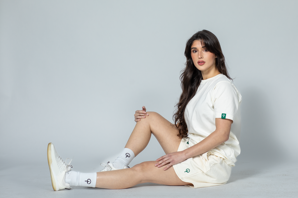 Womens Heavy Weight T Shirt - Natural Edition | Green