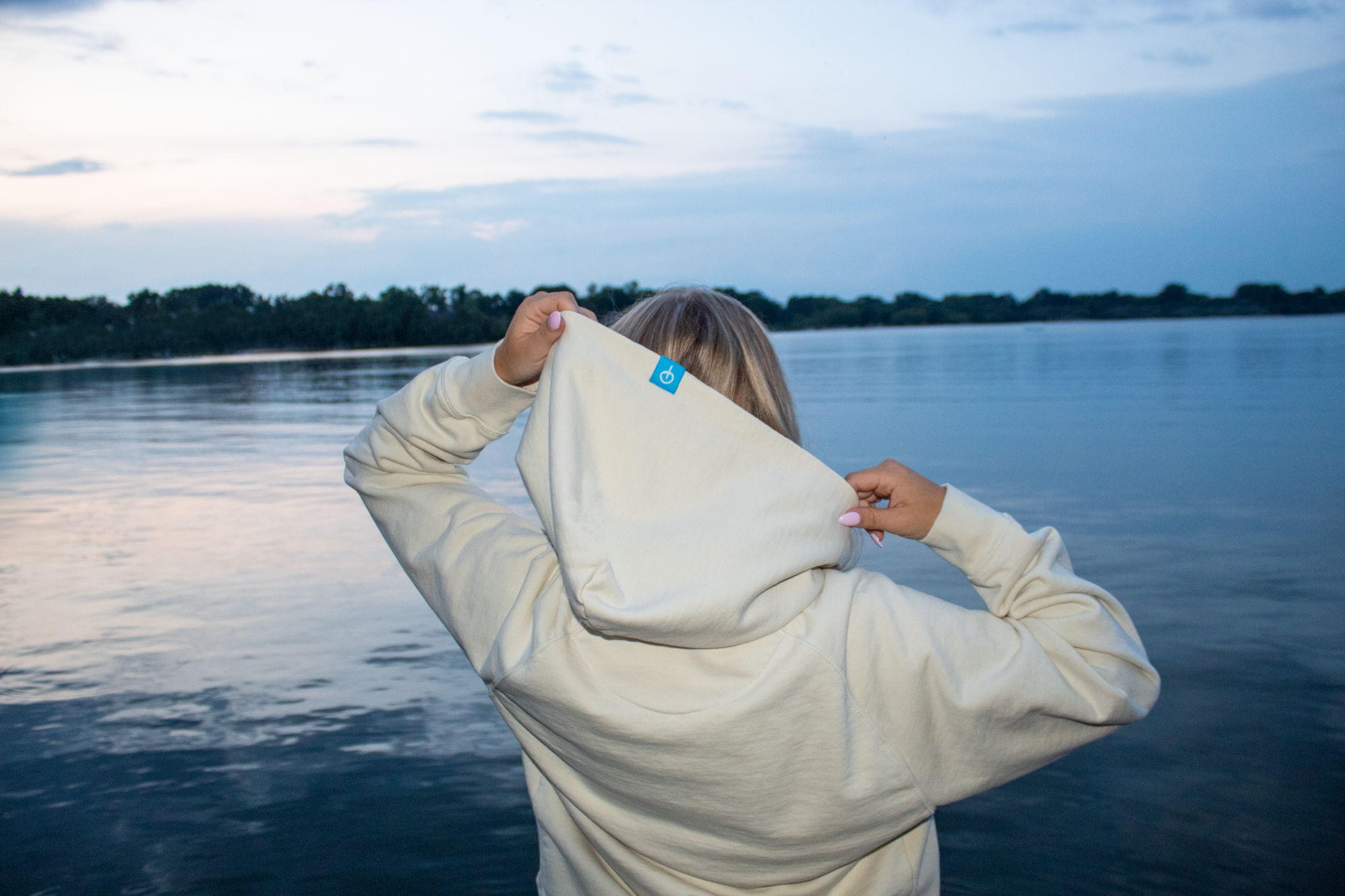 Womens Hoodie - Natural Edition | Blue