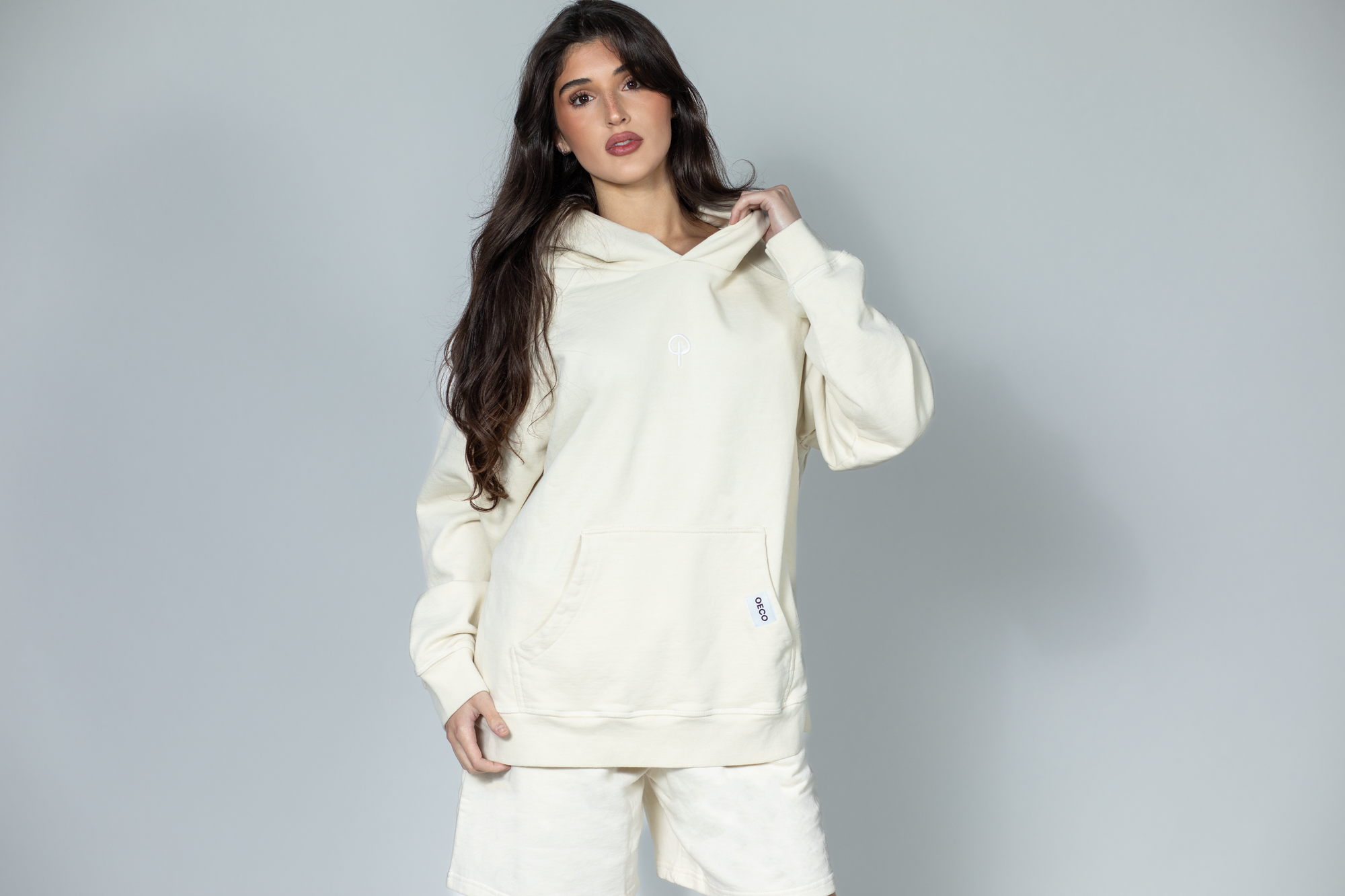 Womens Hoodie - Natural Edition | White