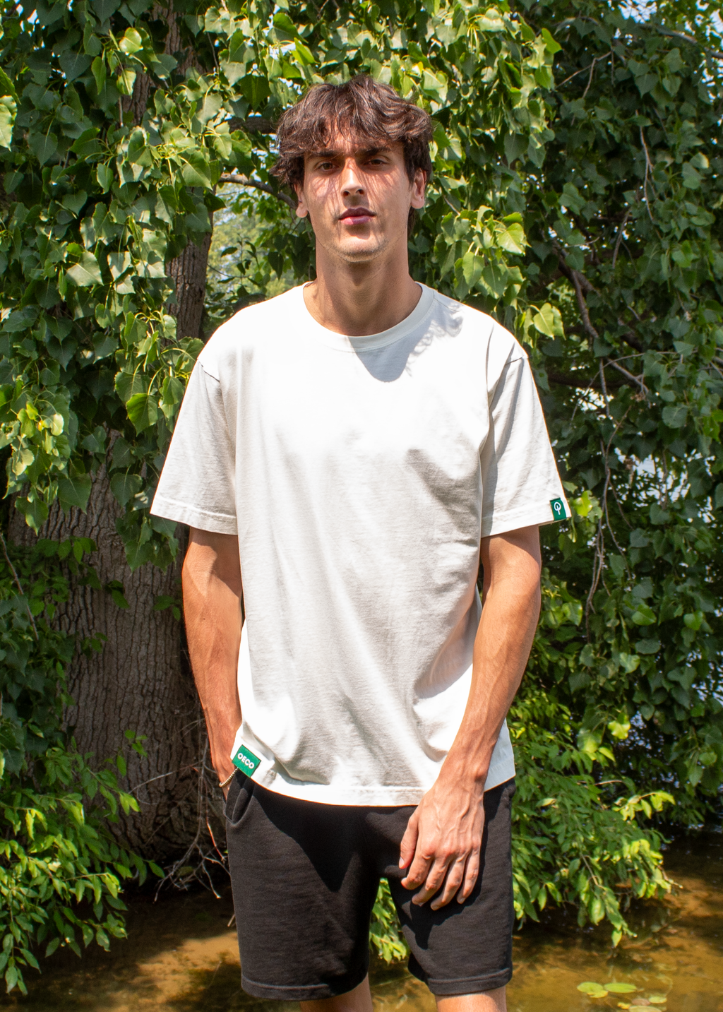 Mens Supima T Shirt - Natural Edition | Green