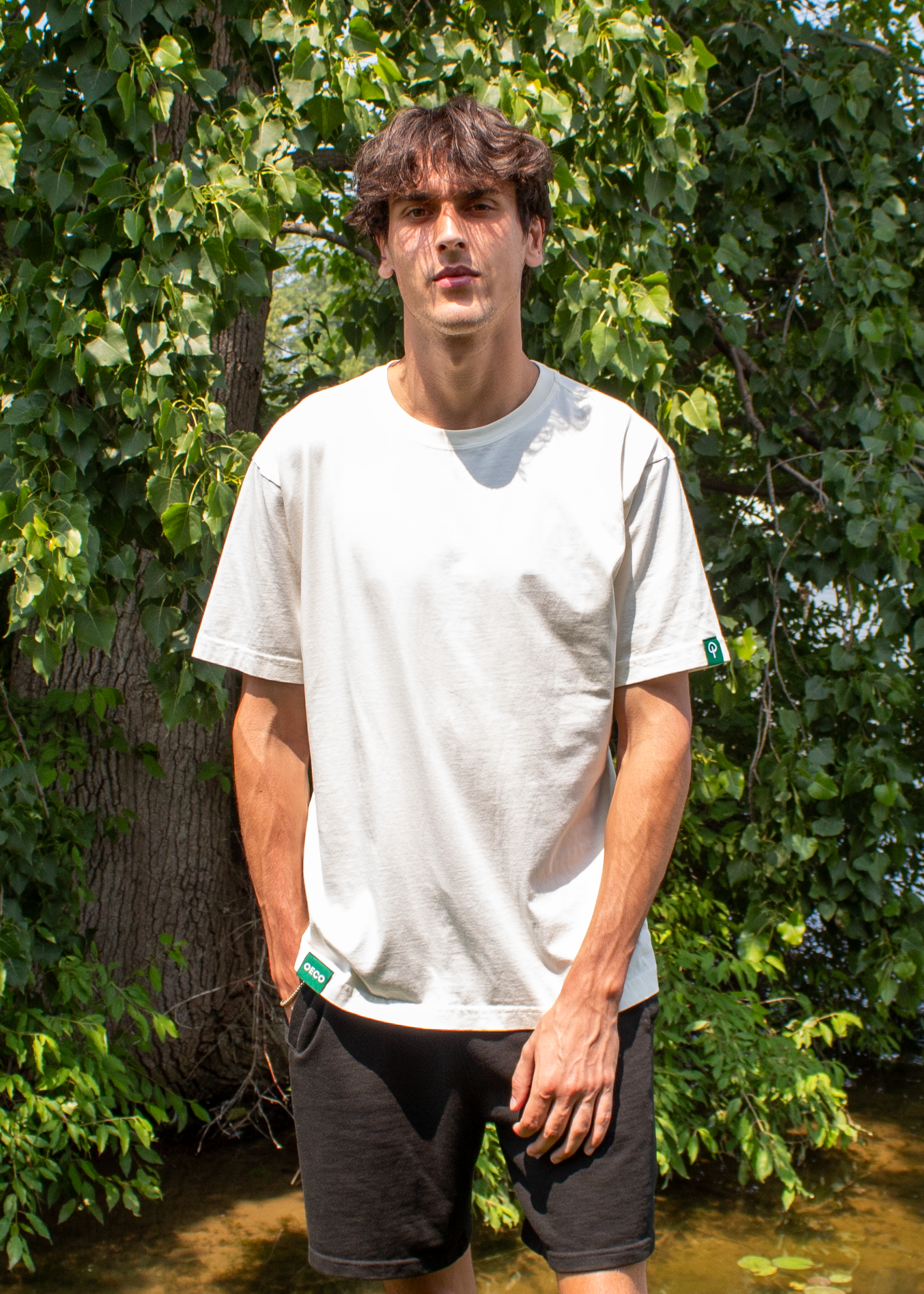 Mens Supima T Shirt - Natural Edition | Green