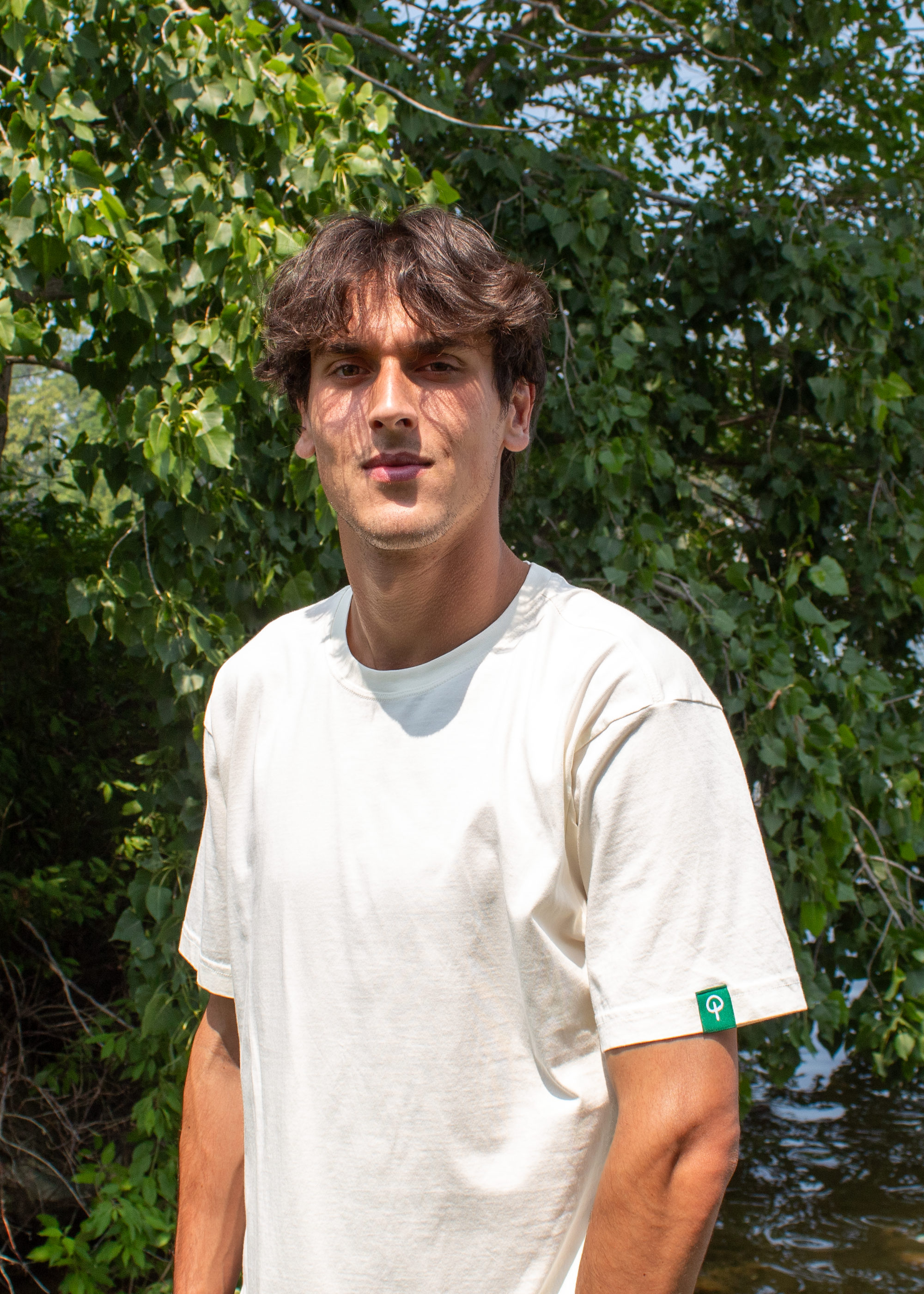 Mens Supima T Shirt - Natural Edition | Green